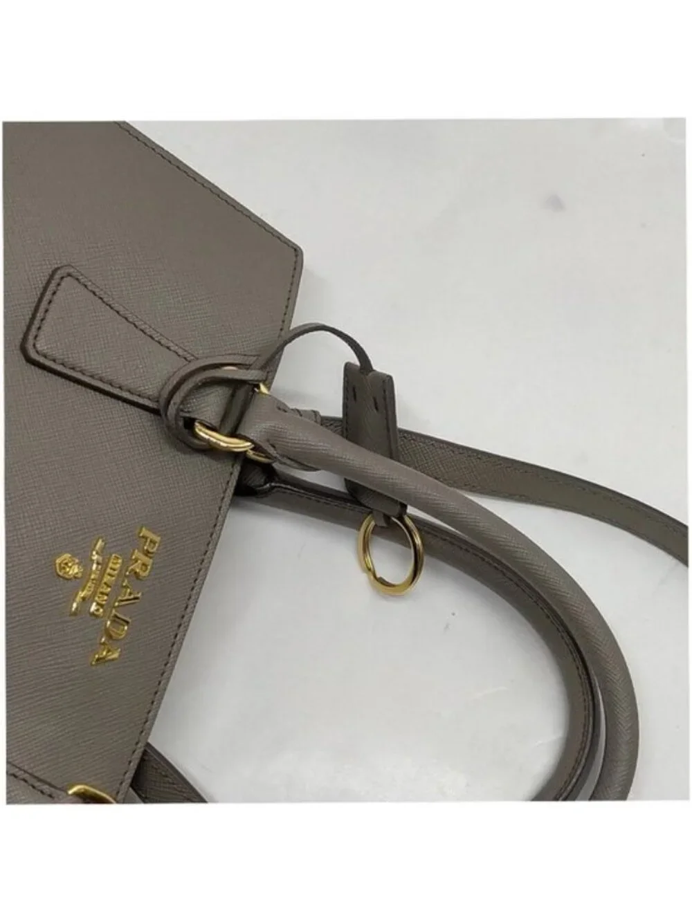 Authentic Prada Galleria Saffiano Lux Tote Bag Leather Shoulder Bag